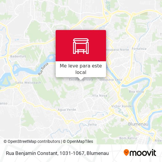 Rua Benjamin Constant, 1031-1067 mapa