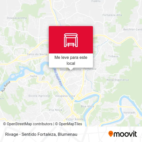 Rivage - Sentido Fortaleza mapa