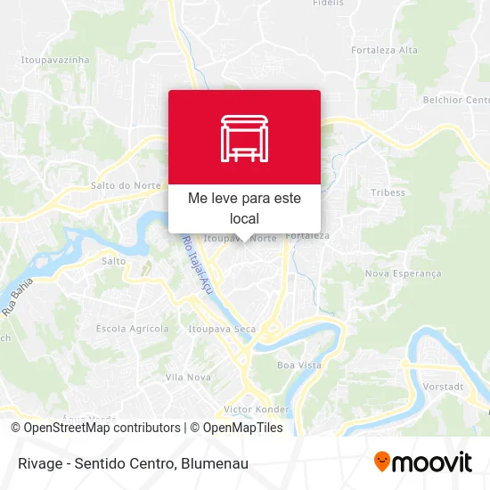 Rivage - Sentido Centro mapa