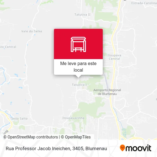 Rua Professor Jacob Ineichen, 3405 mapa