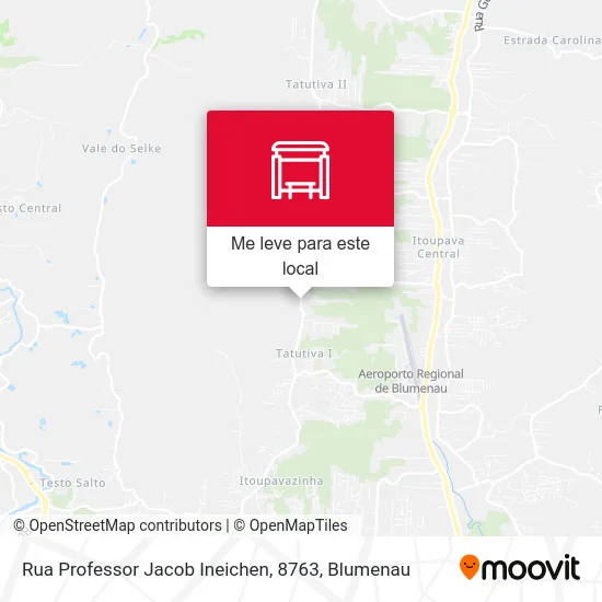 Rua Professor Jacob Ineichen, 8763 mapa