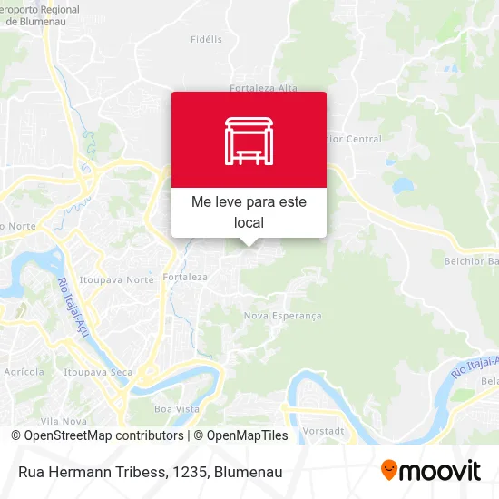 Rua Hermann Tribess, 1235 mapa