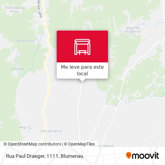 Rua Paul Draeger, 1111 mapa
