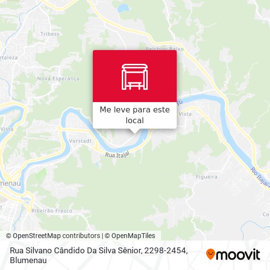 Rua Silvano Cândido Da Silva Sênior, 2298-2454 mapa