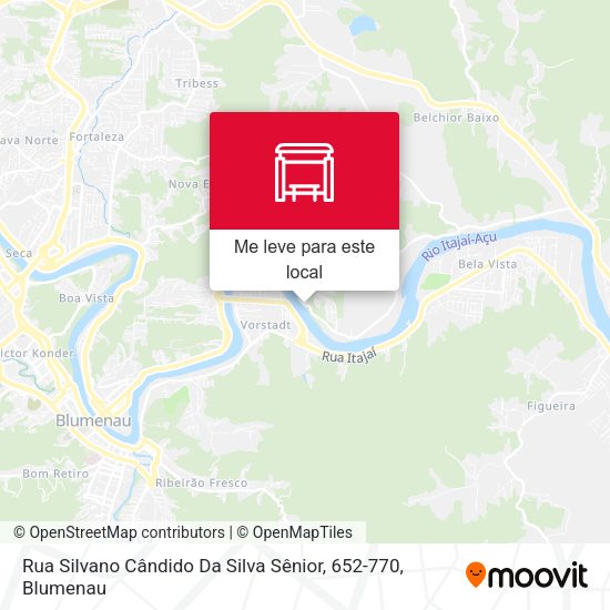 Rua Silvano Cândido Da Silva Sênior, 652-770 mapa
