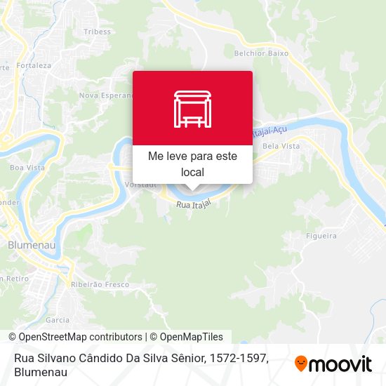 Rua Silvano Cândido Da Silva Sênior, 1572-1597 mapa