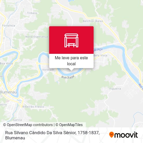 Rua Silvano Cândido Da Silva Sênior, 1758-1837 mapa
