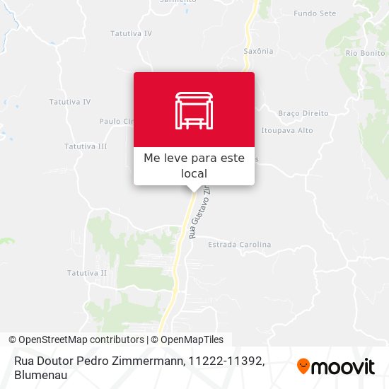 Rua Doutor Pedro Zimmermann, 11222-11392 mapa