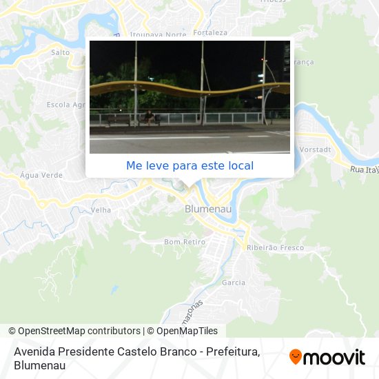 Avenida Presidente Castelo Branco - Prefeitura mapa