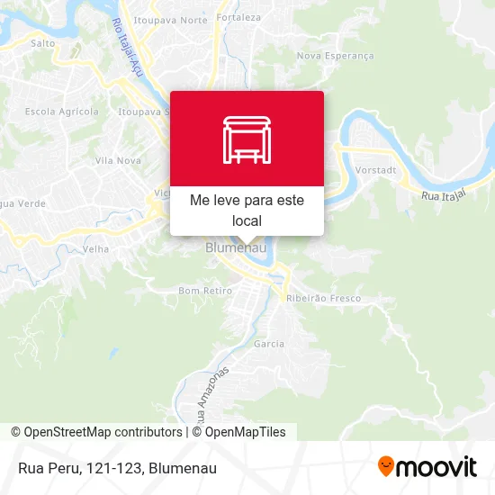 Rua Peru, 121-123 mapa