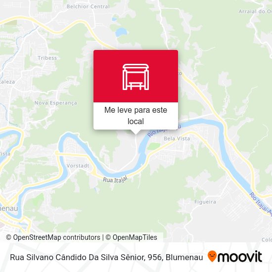Rua Silvano Cândido Da Silva Sênior, 956 mapa