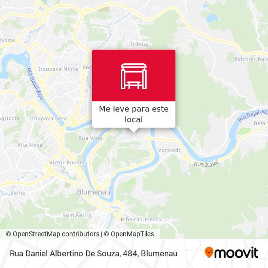 Rua Daniel Albertino De Souza, 484 mapa