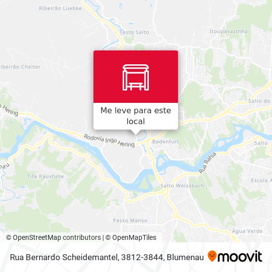Rua Bernardo Scheidemantel, 3812-3844 mapa