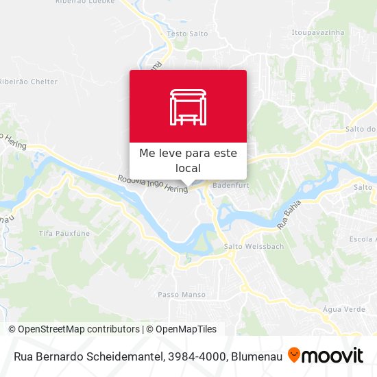 Rua Bernardo Scheidemantel, 3984-4000 mapa