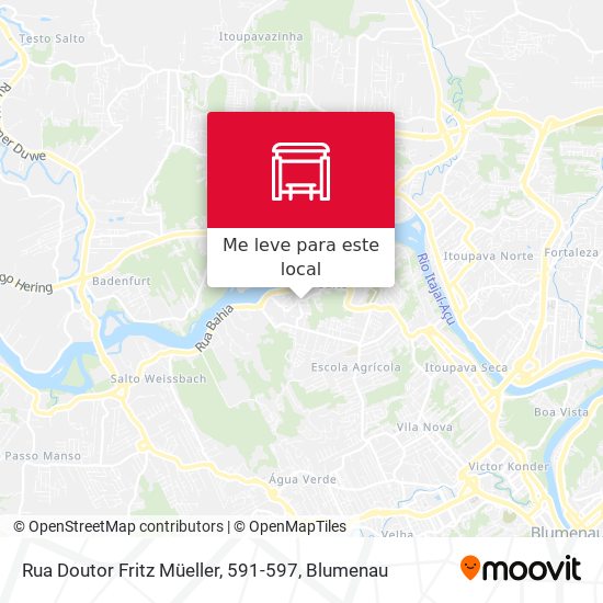 Rua Doutor Fritz Müeller, 591-597 mapa