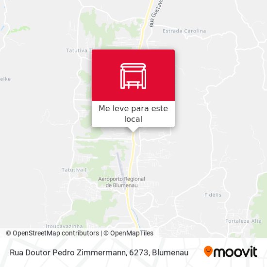 Rua Doutor Pedro Zimmermann, 6273 mapa