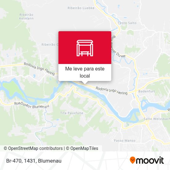 Br-470, 1431 mapa