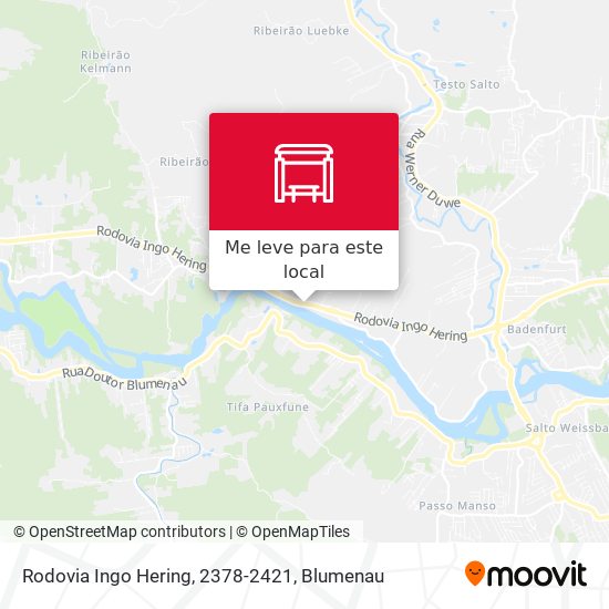 Rodovia Ingo Hering, 2378-2421 mapa