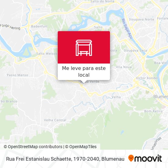 Rua Frei Estanislau Schaette, 1970-2040 mapa