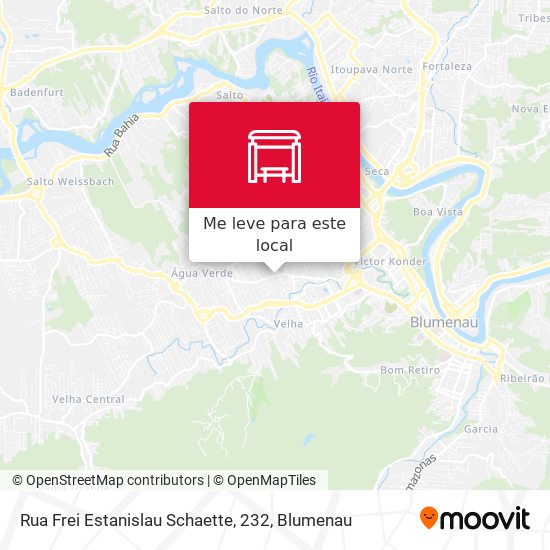 Rua Frei Estanislau Schaette, 232 mapa