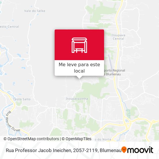Rua Professor Jacob Ineichen, 2057-2119 mapa