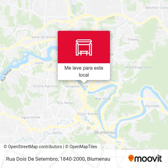 Rua Dois De Setembro, 1840-2000 mapa