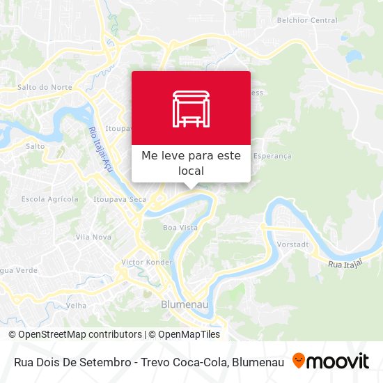 Rua Dois De Setembro - Trevo Coca-Cola mapa