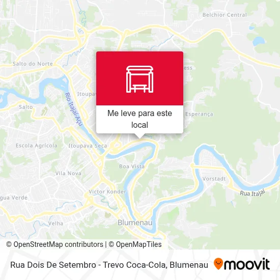 Rua Dois De Setembro - Trevo Coca-Cola mapa