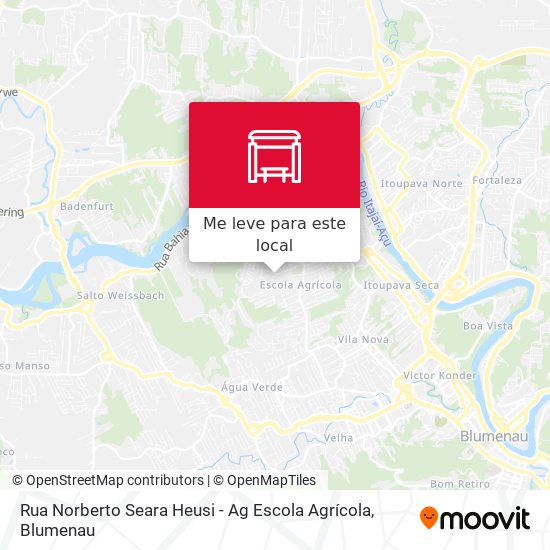 Rua Norberto Seara Heusi - Ag Escola Agrícola mapa