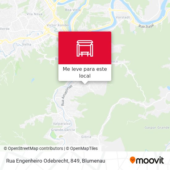 Rua Engenheiro Odebrecht, 849 mapa