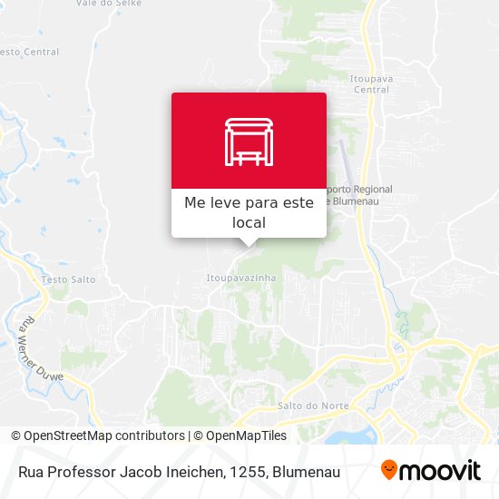 Rua Professor Jacob Ineichen, 1255 mapa