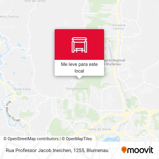 Rua Professor Jacob Ineichen, 1255 mapa