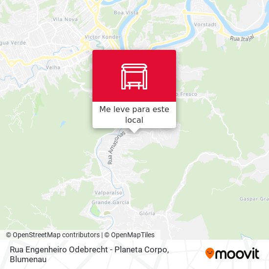 Rua Engenheiro Odebrecht - Planeta Corpo mapa