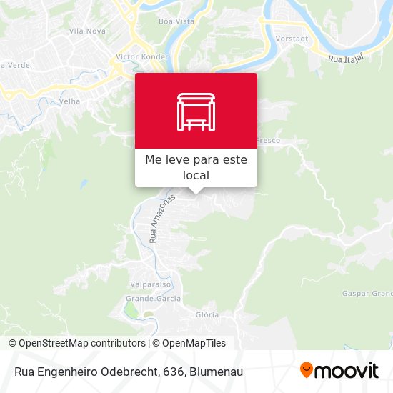 Rua Engenheiro Odebrecht, 636 mapa