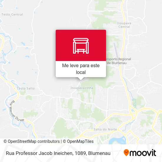 Rua Professor Jacob Ineichen, 1089 mapa