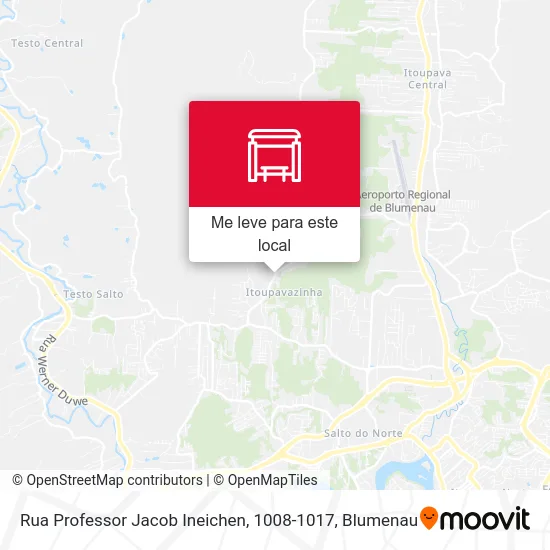 Rua Professor Jacob Ineichen, 1008-1017 mapa