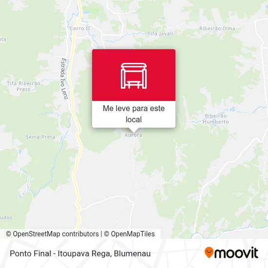 Rega Map Ponto Final - Itoupava Rega - Rotas, horários e tarifas