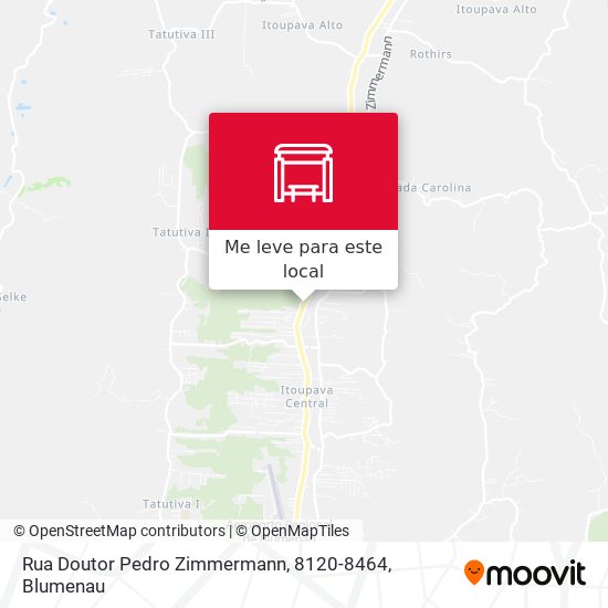 Rua Doutor Pedro Zimmermann, 8120-8464 mapa