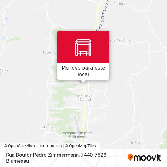 Rua Doutor Pedro Zimmermann, 7440-7528 mapa