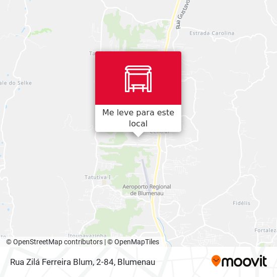 Rua Zilá Ferreira Blum, 2-84 mapa