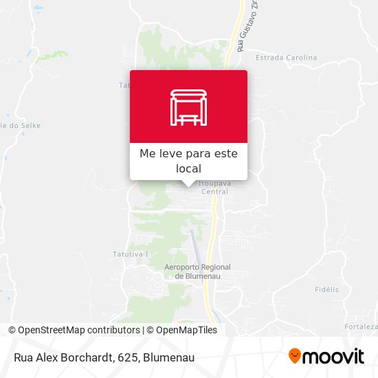 Rua Alex Borchardt, 625 mapa