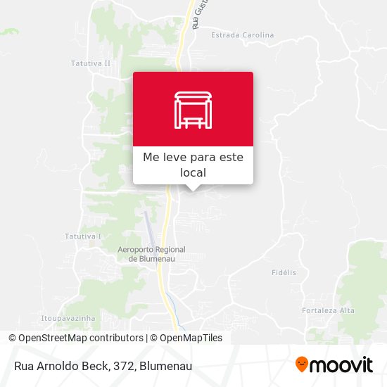 Rua Arnoldo Beck, 372 mapa