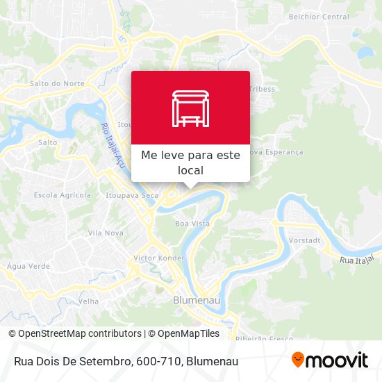 Rua Dois De Setembro, 600-710 mapa