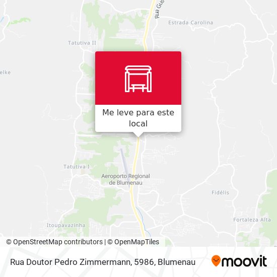 Rua Doutor Pedro Zimmermann, 5986 mapa