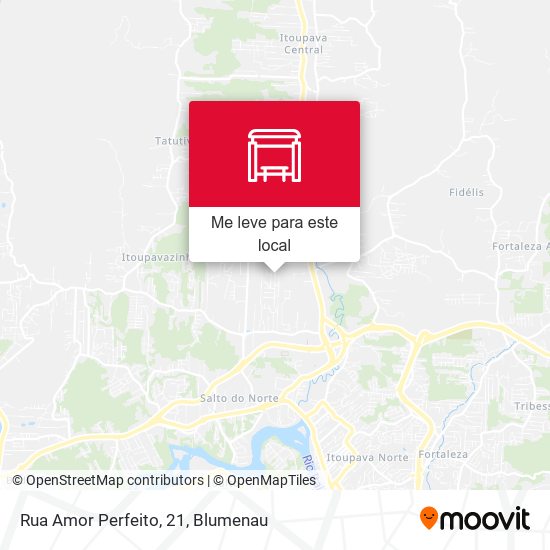 Rua Amor Perfeito, 21 mapa