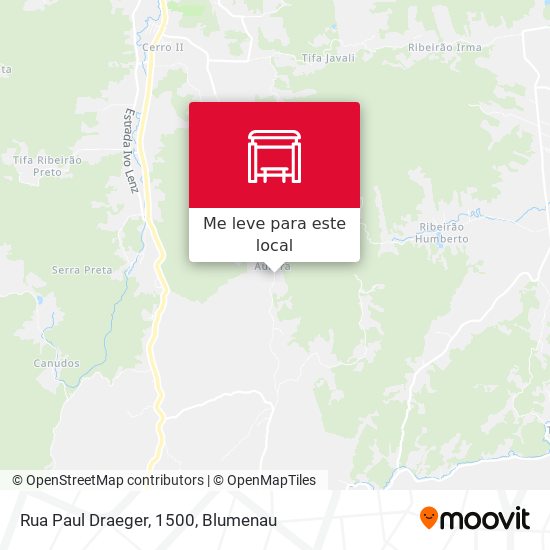 Rua Paul Draeger, 1500 mapa