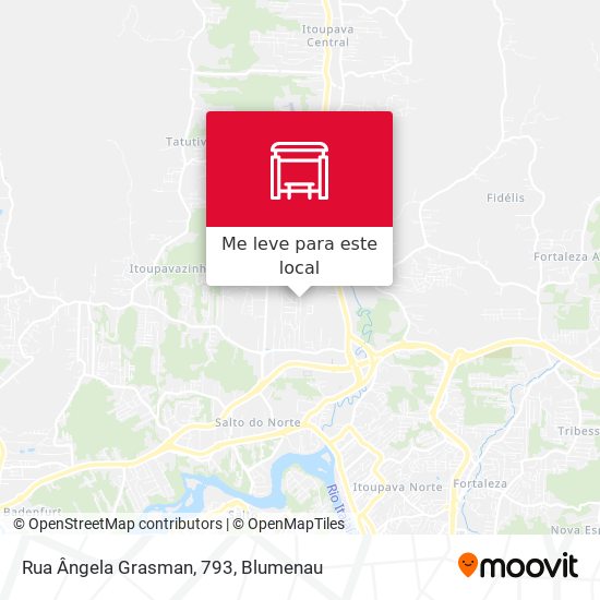 Rua Ângela Grasman, 793 mapa