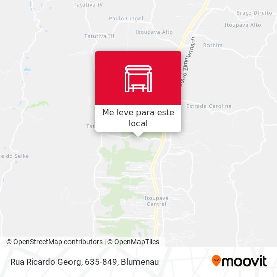 Rua Ricardo Georg, 635-849 mapa