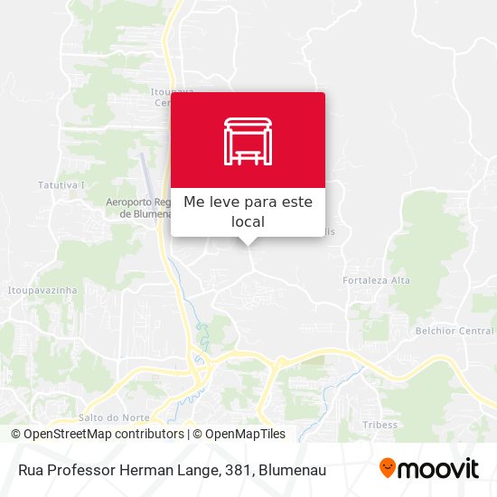 Rua Professor Herman Lange, 381 mapa