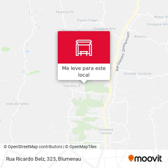 Rua Ricardo Belz, 323 mapa